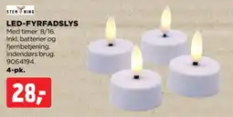 jem & fix Stemning led-fyrfadslys tilbud