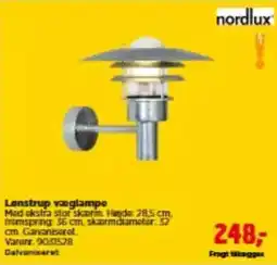 jem & fix Nordlux Lenstrup væglampe tilbud