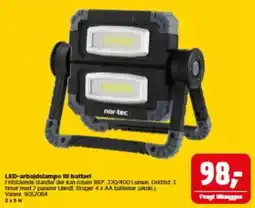 jem & fix Nor-tec LED-arbejdslampe tilbud