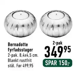 Imerco Bernadotte fyrfadsstager tilbud