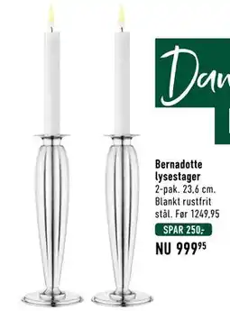 Imerco Bernadotte lysestager tilbud