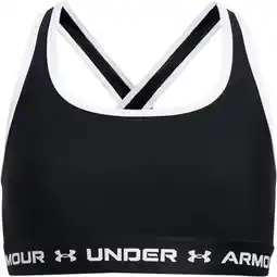 Sport 24 Under Armour Crossback Solid Medium Support Sports BH Børn tilbud