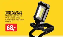 jem & fix Genopladelig arbejdslampe tilbud