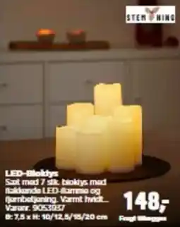 jem & fix Stemning LED-Bloklys tilbud