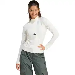 Sport 24 adidas City Escape Half Zip Langærmet T-shirt Dame tilbud