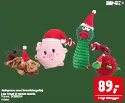jem & fix Zone Julpose med hundelegetøj tilbud