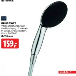 jem & fix Grohe Vitalio Start håndbruser tilbud