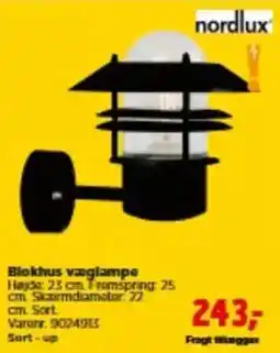 jem & fix Nordlux Blokhus væglampe tilbud