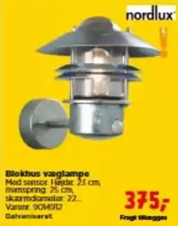 jem & fix Nordlux Blokhus væglampe tilbud
