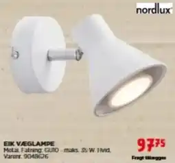 jem & fix Nordlux Eik væglampe tilbud
