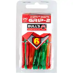 Sport 24 Bull´s 6 pcs Grip-2 Shafts tilbud