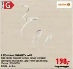 jem & fix Osram led-bånd smart+ wifi tilbud
