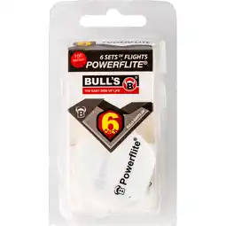 Sport 24 Bull´s 6 pcs Powerflite Flights tilbud