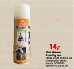 jem & fix Sne Spray tilbud