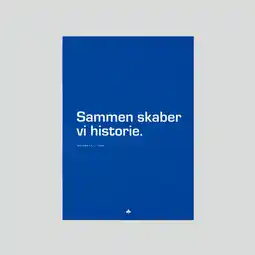Sport 24 Kolding IF Sammen Skaber Vi 50x70 cm Plakat tilbud
