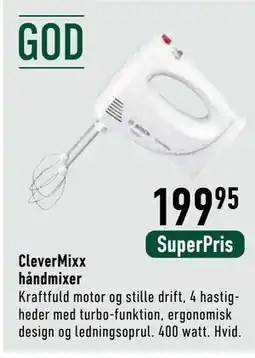 Imerco CleverMixx håndmixer tilbud