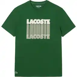 Sport 24 Lacoste Ultra Dry Printed Sport Tennis T-shirt Herre tilbud