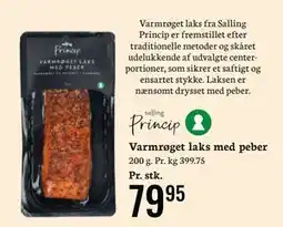 Føtex Varmrøget laks med peber tilbud