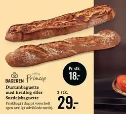 Føtex Durumbaguette med hvidløg eller Surdejsbaguette tilbud