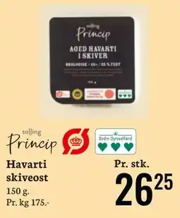 Føtex Havarti skiveost tilbud