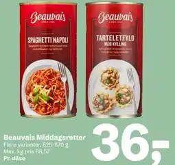 Let-Køb Beauvais Middagsretter tilbud