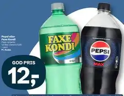 Let-Køb Pepsi eller Faxe Kondi tilbud