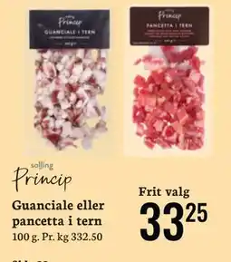 Føtex Guanciale eller pancetta i tern tilbud