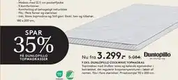 SENG DUNLOPILLO COOLWAVE TOPMADRAS tilbud
