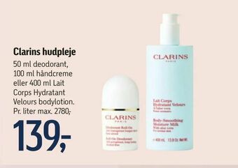 Føtex Clarins hudpleje tilbud