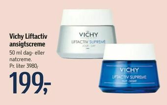 Føtex Vichy Liftactiv ansigtscreme tilbud