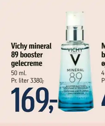 Vichy mineral 89 booster gelecreme