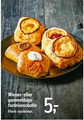 Føtex Wiener- eller gammeldags fastelavnsbolle tilbud