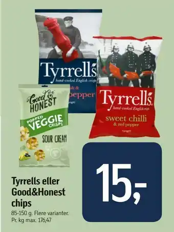 Tyrrells eller Good&Honest chips