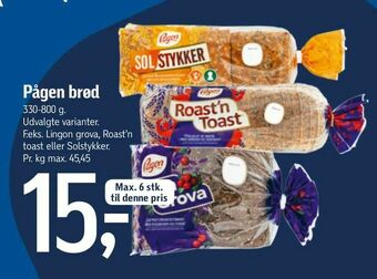 Føtex Pågen brød tilbud