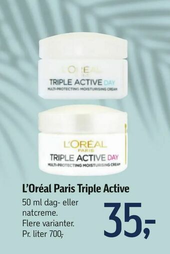 Føtex L'Oréal Paris Triple Active tilbud