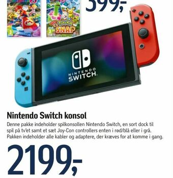 Føtex Nintendo Switch konsol tilbud