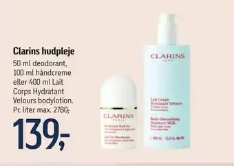 Føtex Clarins hudpleje tilbud