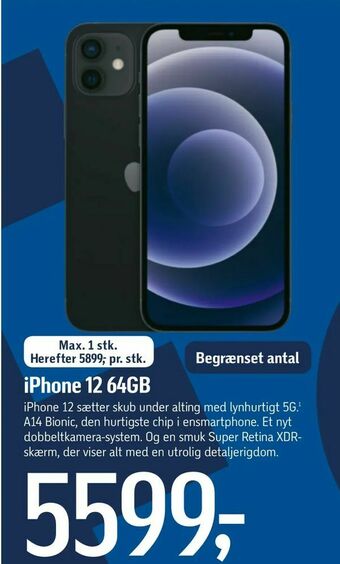 Føtex iPhone 12 64GB tilbud