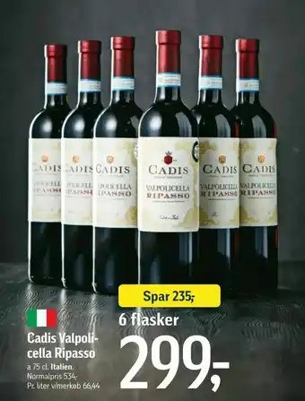 Føtex Cadis Valpoli cella Ripasso tilbud