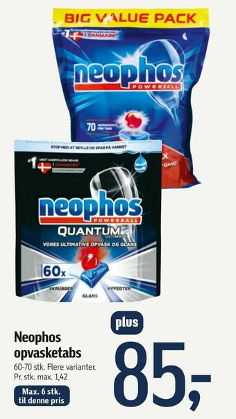 Føtex Neophos opvasketabs tilbud