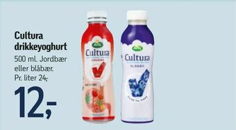Føtex Cultura drikkeyoghurt tilbud