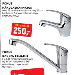 jem & fix HÅNDVASKARMATUR tilbud