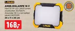 jem & fix ARBEJDSLAMPE 18 V tilbud