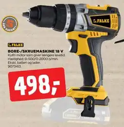 jem & fix BORE-/SKRUEMASKINE 18 V tilbud