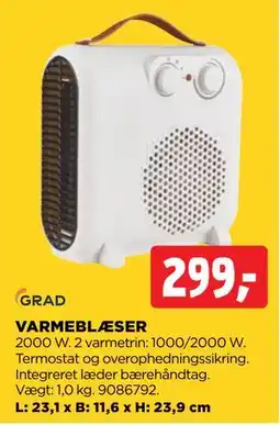 jem & fix VARMEBLÆSER tilbud