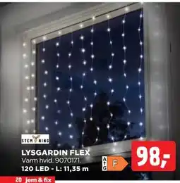 jem & fix LYSGARDIN FLEX tilbud