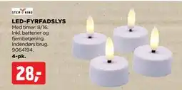jem & fix LED-FYRFADSLYS tilbud