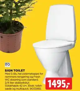 jem & fix SIGN TOILET tilbud