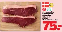 Netto ØGO økologiske danske bøffer af oksefilet tilbud