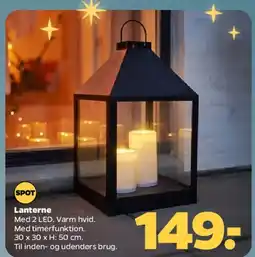 Netto Lanterne med 2 LED tilbud